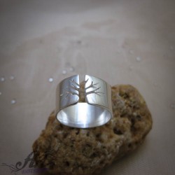 Сребърен дамски пръстен "Дървото на живота"  R-1087